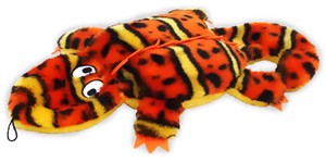 Kyjen Invincibles 2 Squeak Gecko - Orange