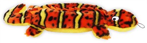 Kyjen Invincibles 4 Squeak Gecko - Orange