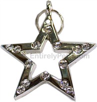 Star Charm w/ Rhinestones