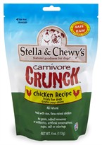 Stella & Chewy's Carnivore Crunch Chicken Freeze-Dried Dog Treats (4 oz)