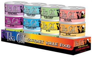 Tiki Cat Queen Emma Luau (2.8 oz) - 12 Variety Pack