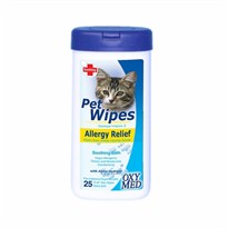 Tropiclean Oxy Med Pet Wipes Allergy Relief (25 ct)