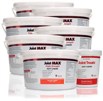 6-PACK Joint MAX TRIPLE Strength SOFT CHEWS (1440 CHEWS) + FREE Joint Treats