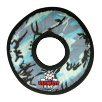 Tuffy's Ultimate Ring Blue Camo Dog Toy