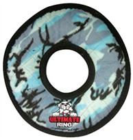 Tuffy's Jr Ring Blue Camo Dog Toy