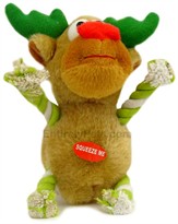 Tug-a-Reindeer 7 in - LIGHT GREEN/WHITE