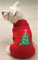 Casual Canine Twinkling Star Holiday Sweater
