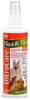 UltraCare Flea & Tick Spray for SMALL ANIMALS (8 FL Oz.)