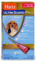 Hartz UltraGuard Pro Flea & Tick Drops for Dogs 16-30 lbs