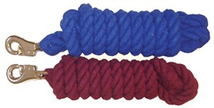 Valhoma Lead Cotton 3/4" x 10' Rope w/ Bolt Snap