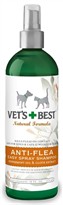 Vet's Best Natural Anti-Flea Easy Spray Shampoo (16 oz)
