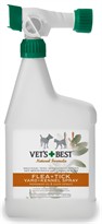 Vet's Best Natural Flea & Tick Yard & Kennel Spray (32 oz)