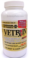 Vetrin Chewable Canine Aspirin - 100 mg (100 Tablets)