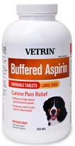 Vetrin Chewable Canine Buffered Aspirin  -  325 mg (100 Tablets)