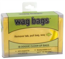 Wag Bags Doggie Clean-up Bags - 18 count