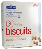 Hill's Prescription Diet Therapeutic Weight Reduction Program Biscuits Medium to Large Breed (60 refills)