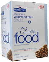 Hill's Prescription Diet Therapeutic Weight Reduction Program Food Small Breed (72 refills)