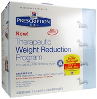 Hill's Prescription Diet Therapeutic Weight Reduction Program Starter Kit Small Breed