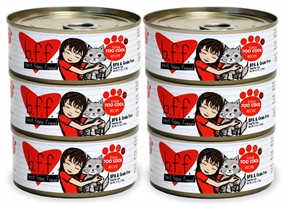6-PACK Weruva Best Feline Friend Canned Cat Food, Tuna Too Cool Recipe (33 oz)