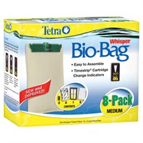 Whisper Unassembled Bio-Bag Cartridge Medium (8 pack)
