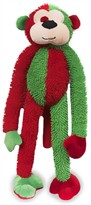Christmas Sock Monkey Dog Toy 10" - Red
