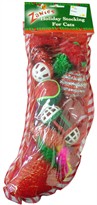 Zanies Holiday Cat Stockings Red - 13.5 Inch