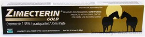 Zimecterin Gold Ivermectin / Praziquantel De-wormer for Horses