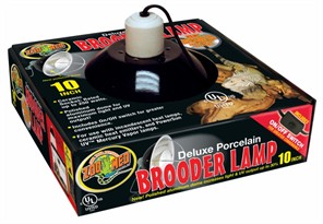 Dlx Porcelain Brooder Lmp (Blk - UL Listed) 10"