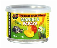 Zoo Med Tropical Fruit Mix-ins Mango & Papaya (4 oz)