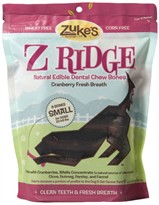 Z Ridge Dental Chew Small Bones Cranberry (10.25 oz)