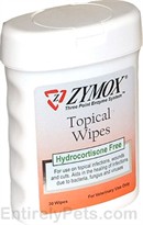 Zymox Topical Wipes without Hydrocortisone (30 wipes)